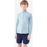 Kinder Langarmshirt Tennis 1/2 Reißverschluss - TTS ML TH hellblau