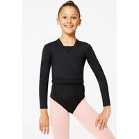 Wickeljacke Ballett Mädchen - schwarz