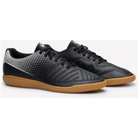 Damen/Herren Fußball Hallenschuh Futsal - 100 schwarz/karamell