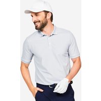 Herren Golf Poloshirt kurzarm - WW500 perlgrau