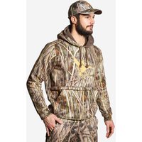 Sweatshirt 500 Warm Camouflage Schilf