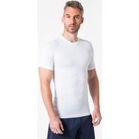 Damen/Herren Funktionsshirt Thermo kurzarm ‒ Keepdry weiß