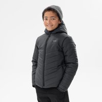 Wattierte Jacke Kinder Gr. 122-170 warm Wandern - MH500 grau