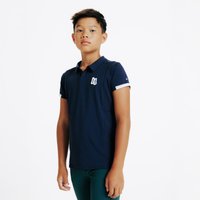 Reit-Poloshirt Club kurzarm marineblau