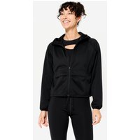 Trainingsjacke Damen perforiert - Light schwarz