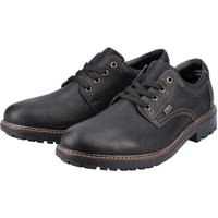 Rieker Herren Schnürschuhe Halbschuhe Businessschuhe Leder Schuhe B4610 schwarz