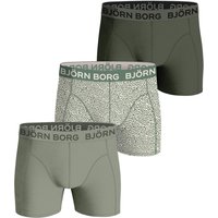 Boxershort Herren 3er Pack Figurbetont-Cotton Stretch Boxer Trunks 3P