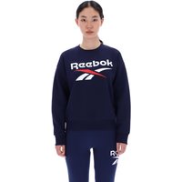 Reebok Hoodie Damen Fleece - marineblau