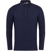 Kjus Scot Langarm Polo navy