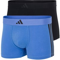 Trunk eng anliegende Boxershorts Herren - Active Flex Cotton 3 Stripes mehrfarbi