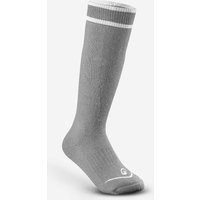 Skistrümpfe Kinder warm - 100 grau