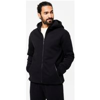 Kapuzenjacke Herren - schwarz