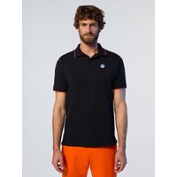 Poloshirt mit Kontrastbesatz für Herren