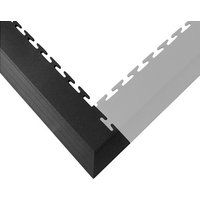 Ecotile Rand-/Eckstück für Sportboden, Eckstück, Dunkelgrau, 10 mm