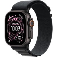 Apple Watch Ultra 3 GPS + Cellular 49mm Black Titanium Case with Black Alpine Loop - Large