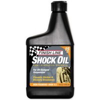 Finish Line Federgabelöl 15WT 470ml - Hochleistungs-Dämpferöl für MTB, optimale Viskosität, schützt Dichtungen und sorgt für geschmeidige Federung