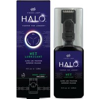 Finish Line Kettenschmiermittel HALO Wet Lube, 120 ml Flasche mit Smart Luber und Ersatz-Pads, Hochleistungs-Kettenschmierstoff für alle Wetterbedingungen: nass, feucht und trocken
