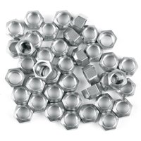 SKS Mutter 8.0x5.0 V2A, silber, 40er Set  Edelstahl-Befestigungsmuttern für SKS-Schutzbleche, korrosionsbeständig, ideal für Bluemels und Velo Modelle