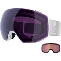 SALOMON RADIUM PRIME SIGMA Schneebrille 2026 white/sigma sky blue