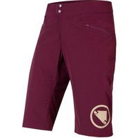 Endura SingleTrack Lite Short aubergine XL Short Fit - leichte MTB-Shorts, strapazierfähig, atmungsaktiv, mit elastischem Bund und optimaler Bewegungsfreiheit