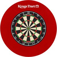 Dart-Set Profi Professional HD (Zahlenring Kunststoff) Rot Darts / Steeldarts