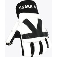 Osaka feldhockey handschuhe Armadillo | Weiß-Schwarz