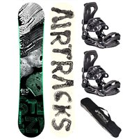 Herren Snowboard Set Steeze + Bindung Master ME Größe XL + SB Bag