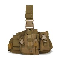 Men's Bags Factory Spot Tactical Gun Holster Dog Bag Leggings Bag Molle Accessory Bag Wild Tactical Combination Leg Cover