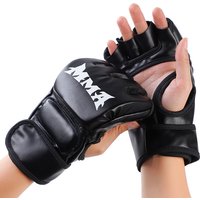 Boxing Half Finger MMA UFC Sandboxing Thickened Adult Gloves Sandbag Fighting Fist Set