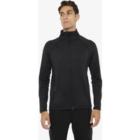 Schwarzes Fitness-Sweatshirt aus Synthetik für Herren