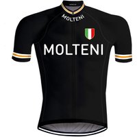 Retro Radtrikot Molteni Schwarz - REDTED