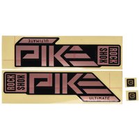 RockShox Gabel Decal-Kit Pike Ultimate  27|29 Zoll 11.4018.105.063 matt kupfür Folie für  gl.schwarz