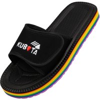 Kubota Pride Badelatschen mit Klettverschluss Damen Badeschlappen