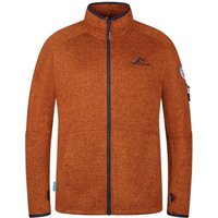 Herren Fleecejacke Katla Braun/Marineblau