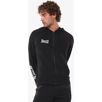 Schwarzes synthetisches Fitness-Sweatshirt für Herren und Damen