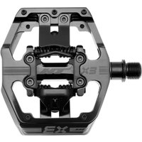 HT Components Pedale HT-X3 CNC Cromoly Stealth Black
