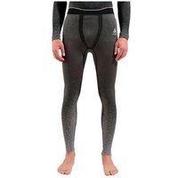 Lange Leggings Odlo POW Schwarzecomb Grau