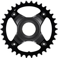 Shimano Kettenblatt SM-CRE70 34Z ohne Kettenschutzring, für E-Bike Antriebe Steps E7000, Aluminium, Direct Mount, Schwarz
