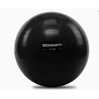 Gymnastik-Pilates-Ball Schwarz 75cm - BOOMFIT