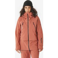 Skijacke Damen wasserdicht Freeride - FR900 braun