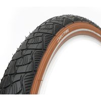 Fahrradreifen 24X2,125 Schwarz Braun mit Reflexme