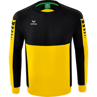 Erima Six Wings Sweatshirt Kids Gelb Schwarz