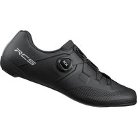 SHIMANO Fahrradschuhe RC503 Herren/Damen Road SPD-SL Typ Rennradschuhe Größe 44 Schwarz