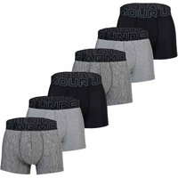 Boxershort Herren 6er Pack Figurbetont-UA PERFORMANCE TECH - SOLID Solid 3" 6PK