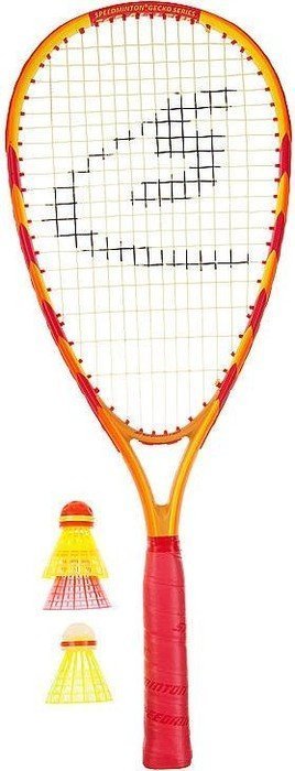 Speedminton-Set S65+ 2 Schläger, Federbälle und Spielfeldmarkierung