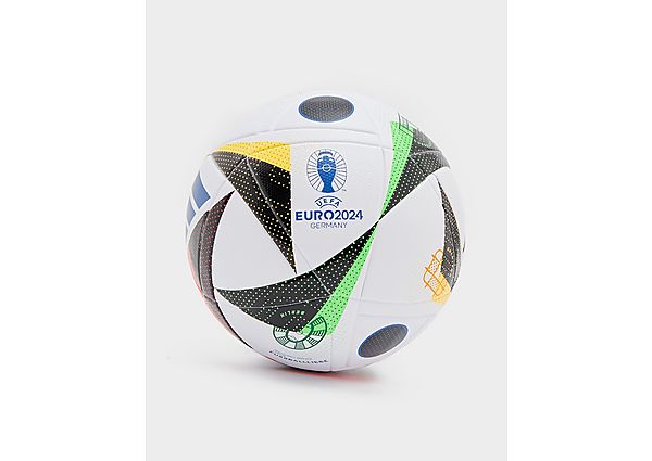 adidas Fussballliebe League Ball - Damen, White / Black / Glow Blue