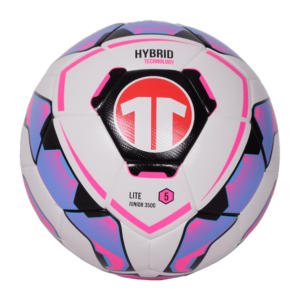 Cawila Fussball 11teamsports Hybrid Technology 350g LITE Weiss Pink Lila