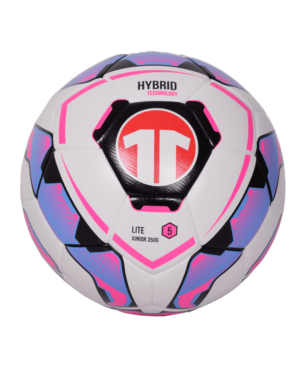 Cawila Fussball 11teamsports Hybrid Technology 350g LITE Weiss Pink Lila